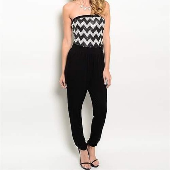 Strapless Jumpsuit - Picture 1 of 1